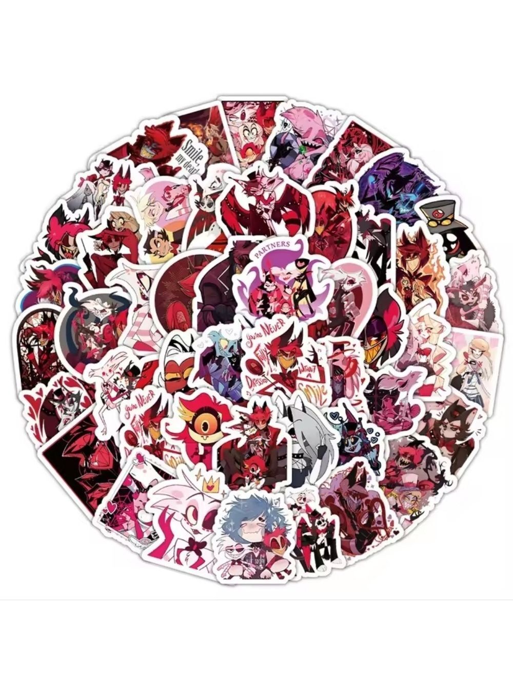 2/$10  22 Piece Hazbin Hotel Sticker Set